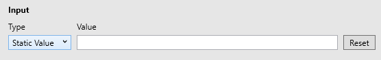 Picture showing Static Value Mapping for a Form Item.
