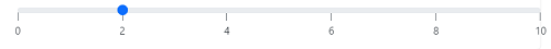 Picture showing a Slider with Increments of 2.
