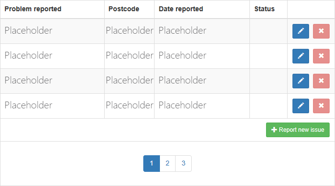 Mock-up of a Recordset to display on your form whilst designing the form.