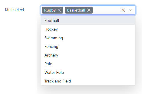 Picture showing the Box Multiselect.