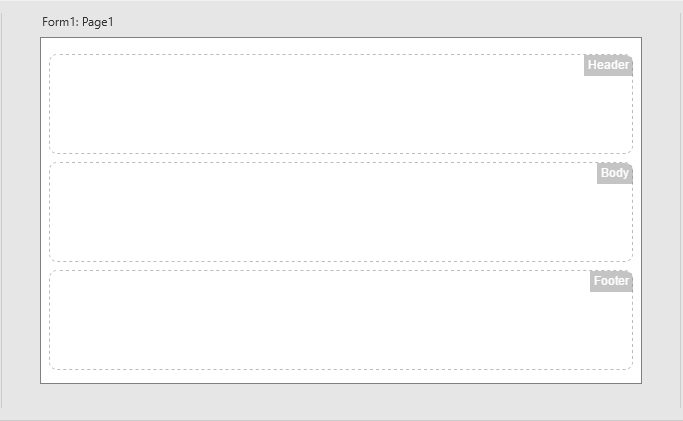 Picture showing the Form Workspace.