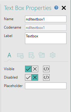 Picture showing Properties Pane.