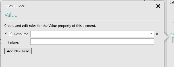 Picture showing addition of a Resource Rule.